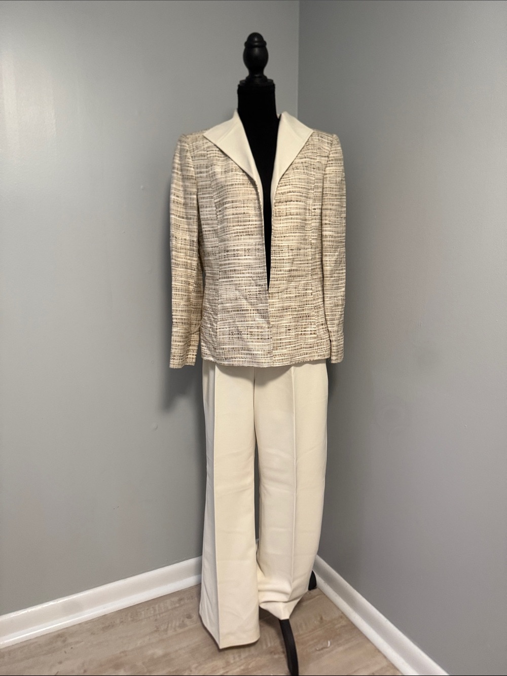 Women’s Cream Pants Suit